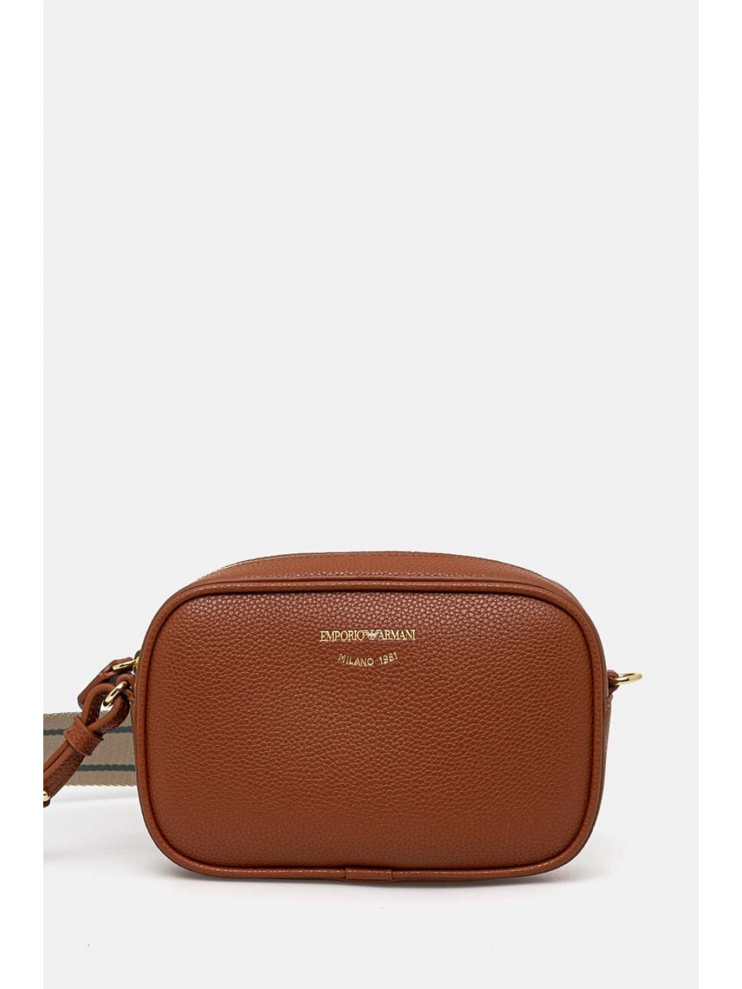 Kabelka Emporio Armani hnědá barva EW000537 AF12103